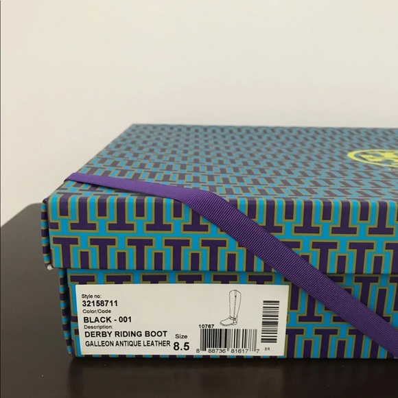 Tory Burch Derby Riding Boots - Picture 5 of 7